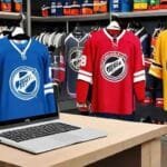 wholesale NHL jerseys placed in store