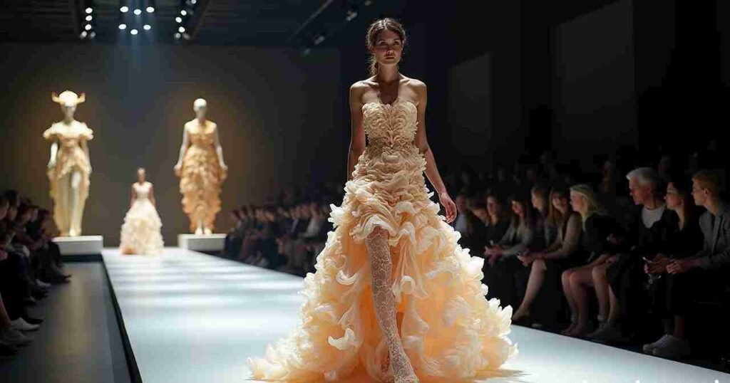 Iris van Herpen 3D-printed couture representing amsterdam fashion